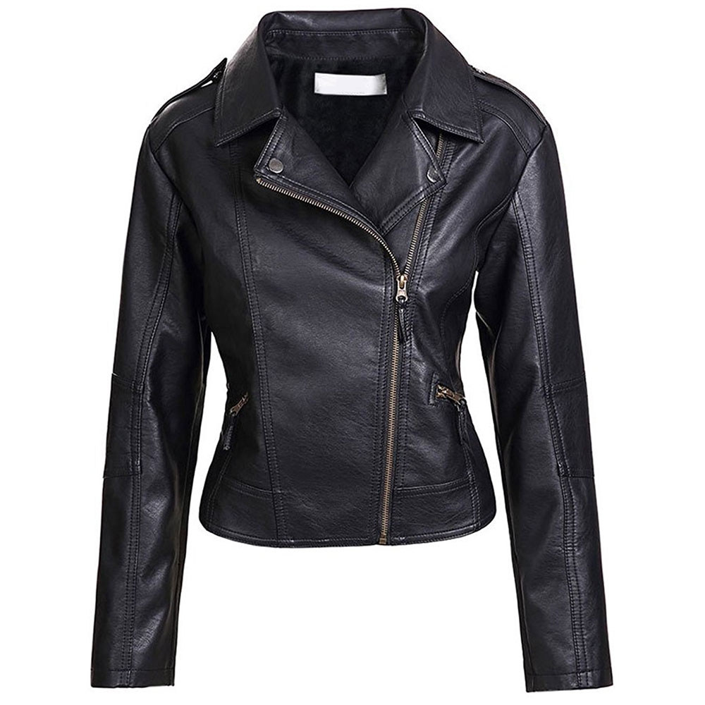 Women Fashion Leather Jacket